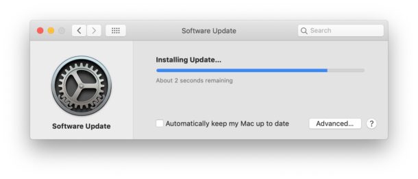 Mac software update 10.9